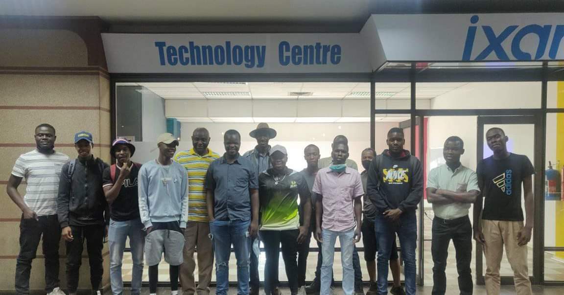 Happy youth mastering trades